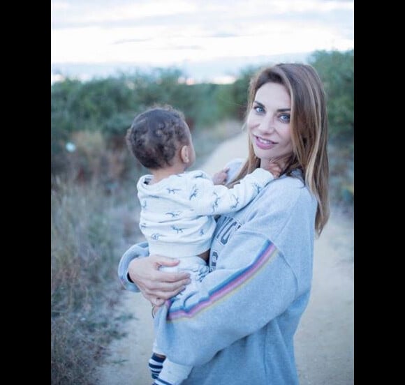 Ariane Brodier et son fils - Instagram, 17 octobre 2018