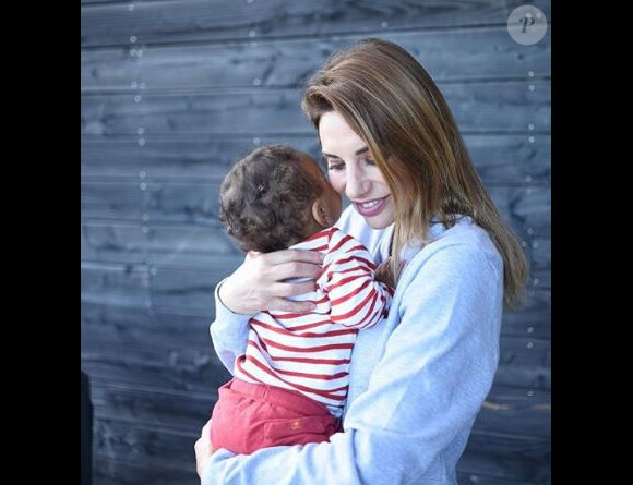 Instant câlin pour Ariane Brodier et son fils - Instagram, 13 octobre 2018