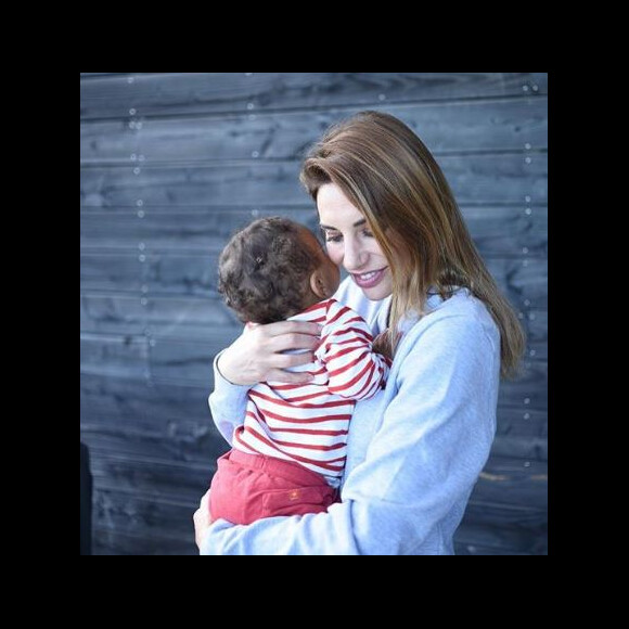 Instant câlin pour Ariane Brodier et son fils - Instagram, 13 octobre 2018