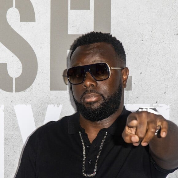 Maître Gims (Gandhi Djuna) à la soirée de lancement du nouveau parfum Diesel "Only The Brave Street" au Palais de Tokyo à Paris, le 6 septembre 2018. © Pierre Perusseau/Bestimage