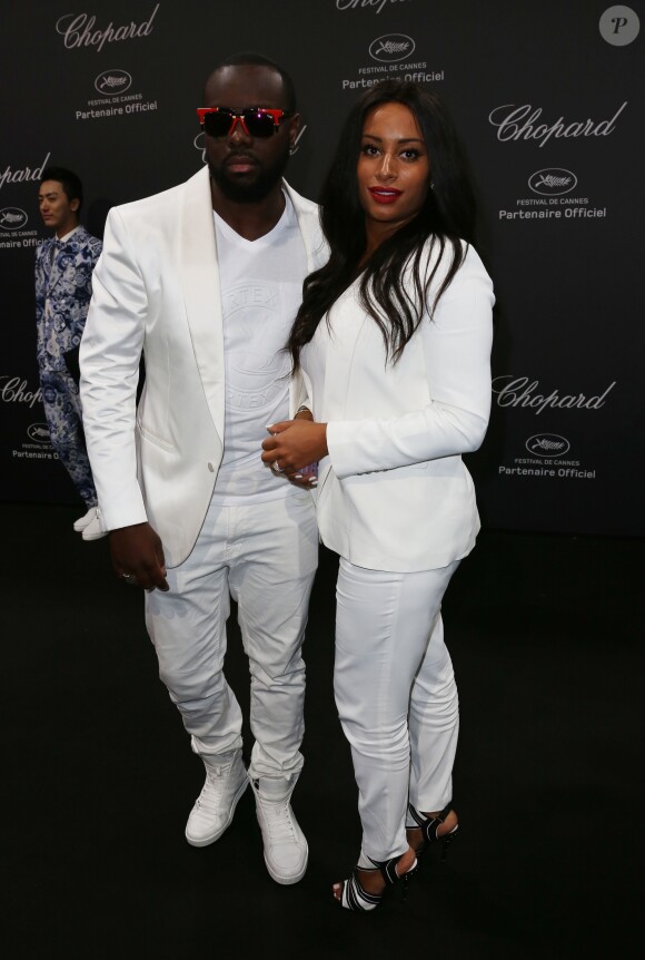 Maitre Gims et sa femme DemDem - Photocall de la soirée Chopard lors du 69ème Festival International du Film de Cannes le 16 mai 2016.