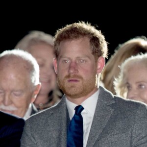 Le prince Harry, duc de Sussex, et Meghan Markle, duchesse de Sussex, enceinte, assistent à la cérémonie d'ouverture des "Invictus Games 2018" à Sydney, le 20 octobre 2018.