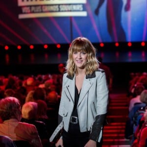 Exclusif - Daphné Bürki - Enregistrement de l'émission "Johnny Hallyday, vos plus grands souvenirs" au Palais des Sports à Paris, le 17 octobre 2018. Diffusion le 23 octobre à 21h10 sur France 2. © Cyril Moreau / Bestimage