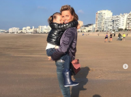Sylvie Tellier, maman tendre avec sa petite Margaux : Sa carte postale vendéenne