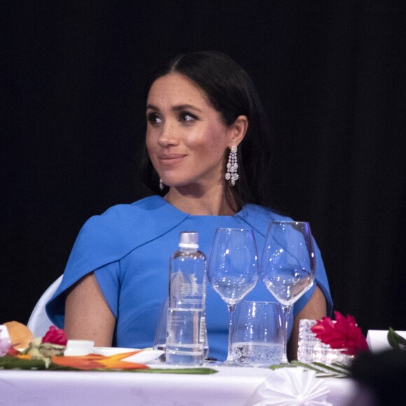 Prince Harry, the Duke of Sussex and Meghan, the Duchess of Sussex attend a reception and a State Dinner hosted by The President of Fiji. Suva, Fiji, October 23, 2018. Photo by Splash News/ABACAPRESS.COM23/10/2018 - Suva