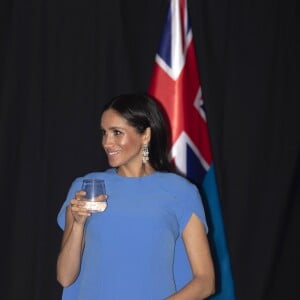 Prince Harry, the Duke of Sussex and Meghan, the Duchess of Sussex attend a reception and a State Dinner hosted by The President of Fiji. Suva, Fiji, October 23, 2018. Photo by Splash News/ABACAPRESS.COM23/10/2018 - Suva