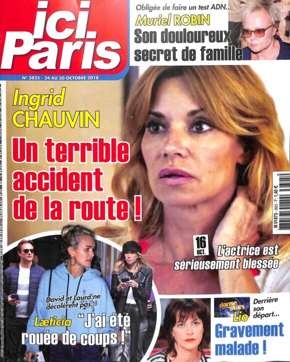 Couverture du magazine "Ici Paris", numéro du 24 octobre 2018.