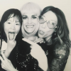 Joy et Laeticia Hallyday avec Laura Smet sur une photo publiée sur Instagram en mars 2016.