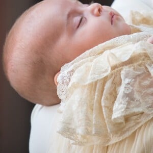 Image du baptême du prince Louis de Cambridge, fils du prince William et de la duchesse Catherine, le 9 juillet 2018 à Londres.