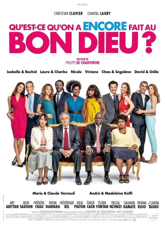 Affiche officielle de '"Qu'est-ce qu'on a encore fait au Bon Dieu ?". En salles le 30 janvier 2019.