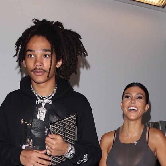 Kourtney Kardashian et Luka Sabbat sont allés visiter la galerie Virgil Abloh Off-White à Beverly Hills le 10 octobre 2018