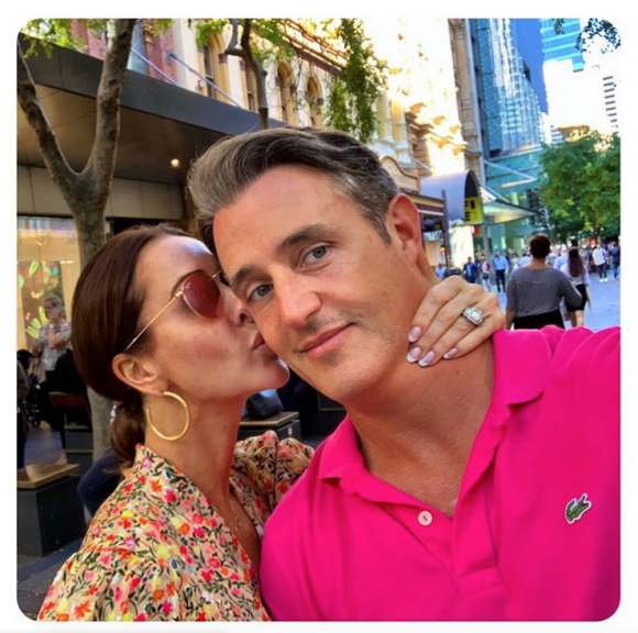 Jessica Mulroney, meilleure amie de Meghan Markle (duchesse de Sussex), et son mari Ben en Australie, photo Instagram publiée le 20 octobre 2018 pour leur dixième anniversaire.