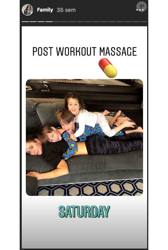 Jessica Mulroney, meilleure amie de Meghan Markle (duchesse de Sussex), avec ses trois enfants, Brian, John et Ivy, image de sa story Instagram "Family".