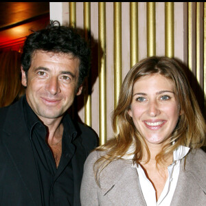 Patrick Bruel et Amanda Sthers du temps de leur mariage à Paris, le 8 cotobre 2007.