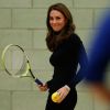 La duchesse Catherine de Cambridge (Kate Middleton) très svelte le 30 octobre 2018 à Basildon dans l'Essex pour soutenir Coach Core.