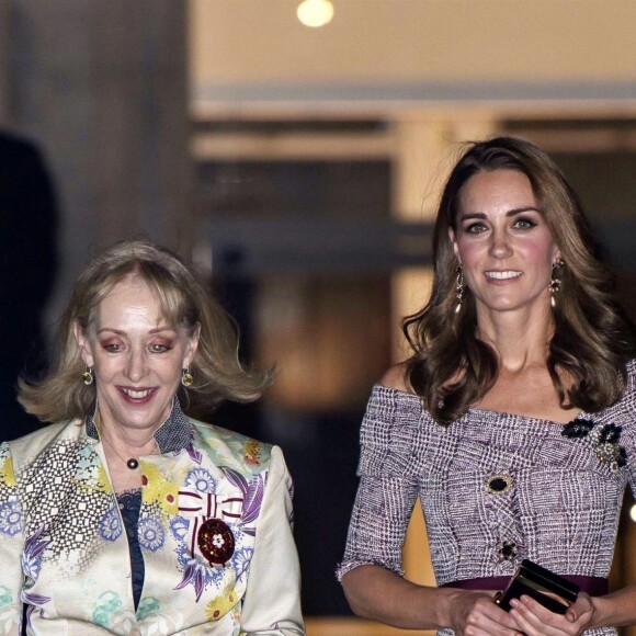 La duchesse Catherine de Cambridge (Kate Middleton) au musée V&A à Londres pour l'ouverture du département de la photographie à Londres, le 10 octobre 2018.