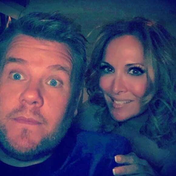 Hélène Ségara et James Corden, sur Instagram, le 4 novembre 2018