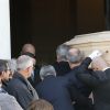 Obsèques du journaliste, animateur de télévision et animateur de radio français Philippe Gildas en la salle de la Coupole au crématorium du cimetière du Père-Lachaise à Paris, France, le 5 novembre 2018.