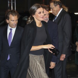 La reine Letizia d'Espagne - Soirée du 20e anniversaire du quotidien "La Razón" à Madrid, le 5 novembre 2018.