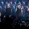 Le groupe One Direction ( Liam Payne, Harry Styles, Zayn Malik, Niall Horan et Louis Tomlinson) lors de la finale de l'émission Swedish Idol 2014 à Stockholm le 5 décembre 2014  