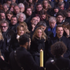 aux obsèques de Johnny Hallyday à Paris. Le 9 décembre 2017.