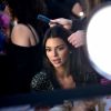 Kendall Jenner dans les coulisses du défilé Victoria's Secret 2018 à New York. Le 8 novembre 2018.