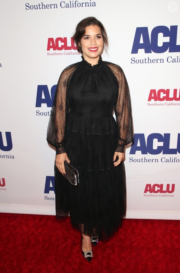 America Ferrara à la soirée ACLU Bill of Rights à l'hôtel The Beverly Wilshire à Beverly Hills, le 11 novembre 2018.