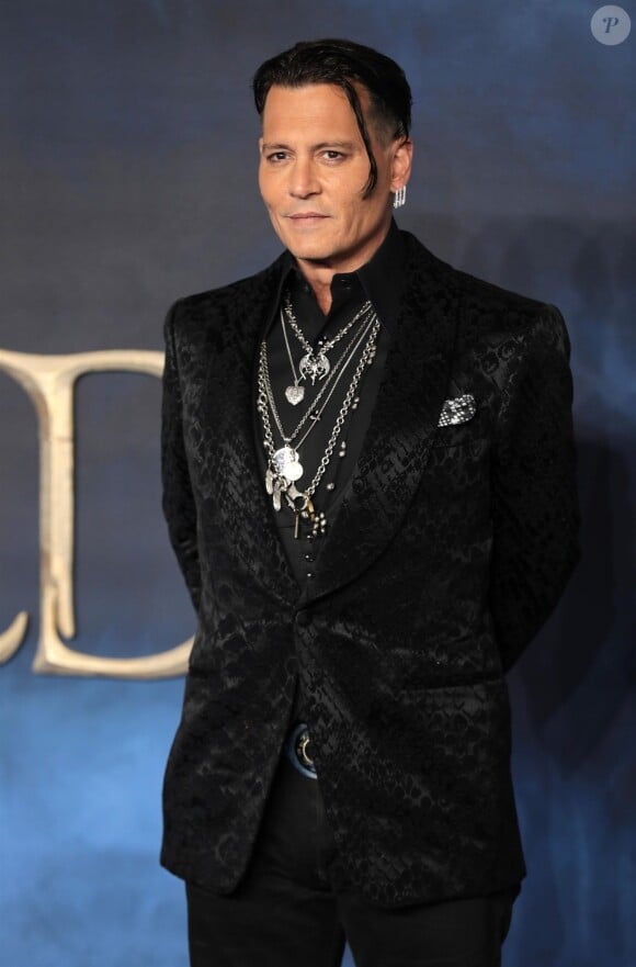 Johnny Depp - Avant-Première du film "Les Animaux fantastiques : Les Crimes de Grindelwald" au cinéma Cineworld Leicester Square à Londres, Royaume Uni, le 13 novembre 2018.