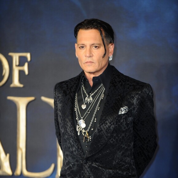 Johnny Depp - Avant-Première du film "Les Animaux fantastiques : Les Crimes de Grindelwald" au cinéma Cineworld Leicester Square à Londres, Royaume Uni, le 13 novembre 2018.