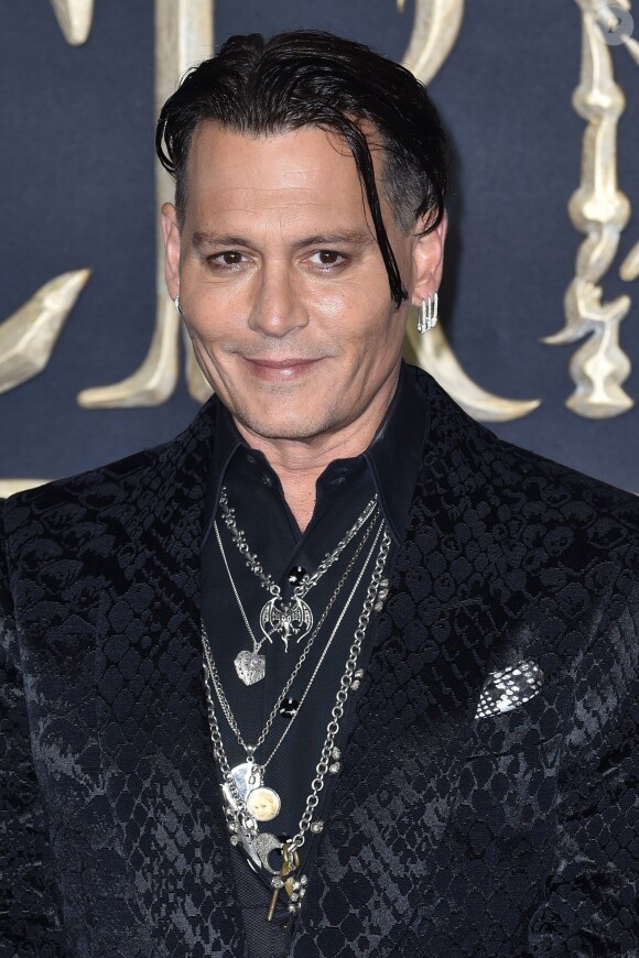Johnny Depp - Avant-Première du film "Les Animaux fantastiques : Les Crimes de Grindelwald" au cinéma Cineworld Leicester Square à Londres, Royaume Uni, le 13 novembre 2018.