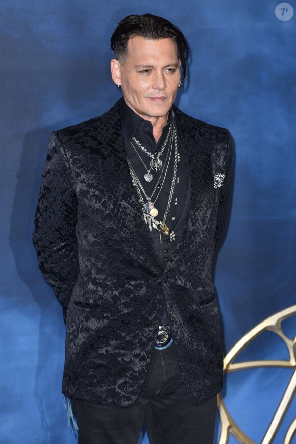 Johnny Depp - Avant-Première du film "Les Animaux fantastiques : Les Crimes de Grindelwald" au cinéma Cineworld Leicester Square à Londres, Royaume Uni, le 13 novembre 2018.