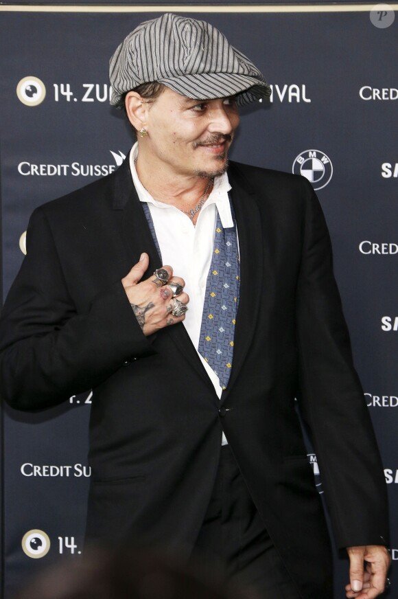 Johnny Depp - Première du film "Richard Says Goodbye" au Festival du Film de Zurich. Le 5 octobre 2018 © Future-Image / Zuma Press / Bestimage