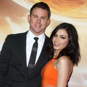 Channing Tatum, Jenna Dewan à la première du film "Jupiter Ascending" à Hollywood, le 2 février 2015