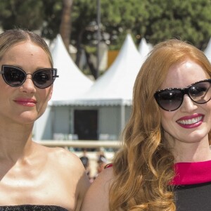 Penélope Cruz (robe Ralph Lauren Collection), Jessica Chastain, Marion Cotillard au photocall de "355" lors du 71ème Festival International du Film de Cannes, le 10 mai 2018. © Jacovides-Borde-Moreau/Bestimage