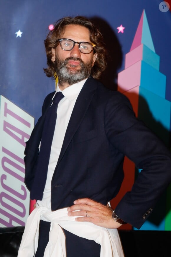 Semi-exclusif - Frédéric Beigbeder - Soirée à l'occasion des 50 ans de la marque Figaret chez Castel à Paris, le 7 novembre 2018 . © CVS/Bestimage