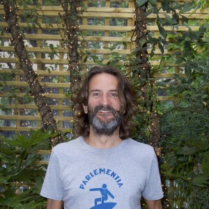 Exclusif - Frédéric Beigbeder - Soirée d'été sur la terrasse "Secrète" du restaurant du Roch Hotel & Spa à Paris. Le 20 juin 2018. ©Julio Piatti