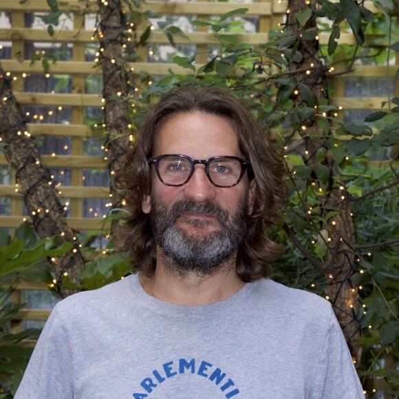 Exclusif  - Frédéric Beigbeder - Soirée d'été sur la terrasse "Secrète" du restaurant du Roch Hotel & Spa à Paris. Le 20 juin 2018. ©Julio Piatti
