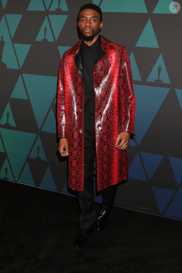 Chadwick Boseman - 10ème soirée annuelle des Governors Awards au Hollywood and Highland Center à Hollywood, Los Angeles, le 18 novembre 2018.