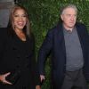 Robert De Niro et sa femme Grace Hightower à la soirée Tribeca Film Festival Artists organisée par Chanel au restaurant "Balthazar" dans le quartier de Soho à New York, le 23 avril 2018