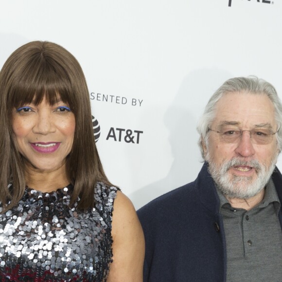 Grace Hightower et son mari Robert De Niro - Soirée d'ouverture de 'Clive Davis: The Soundtrack of Our Lives' 2017 au festival du film Tribeca au Radio City Music Hall à New York, le 19 avril 2017.