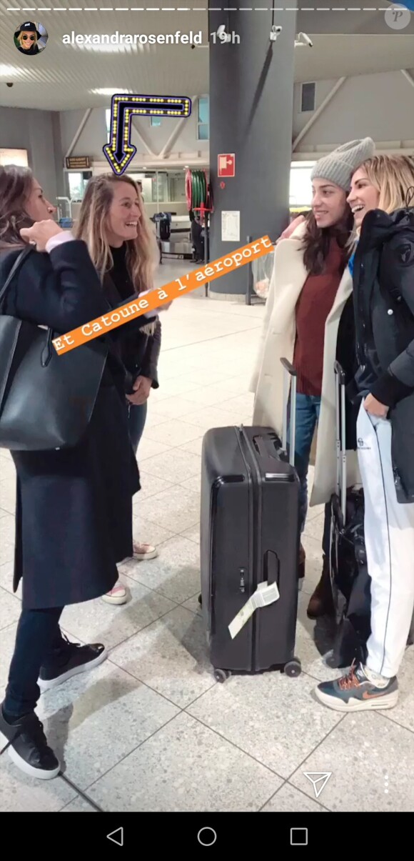 Extrait de la story d'Alexandra Rosenfeld pour son anniversaire, le 23 novembre 2018.