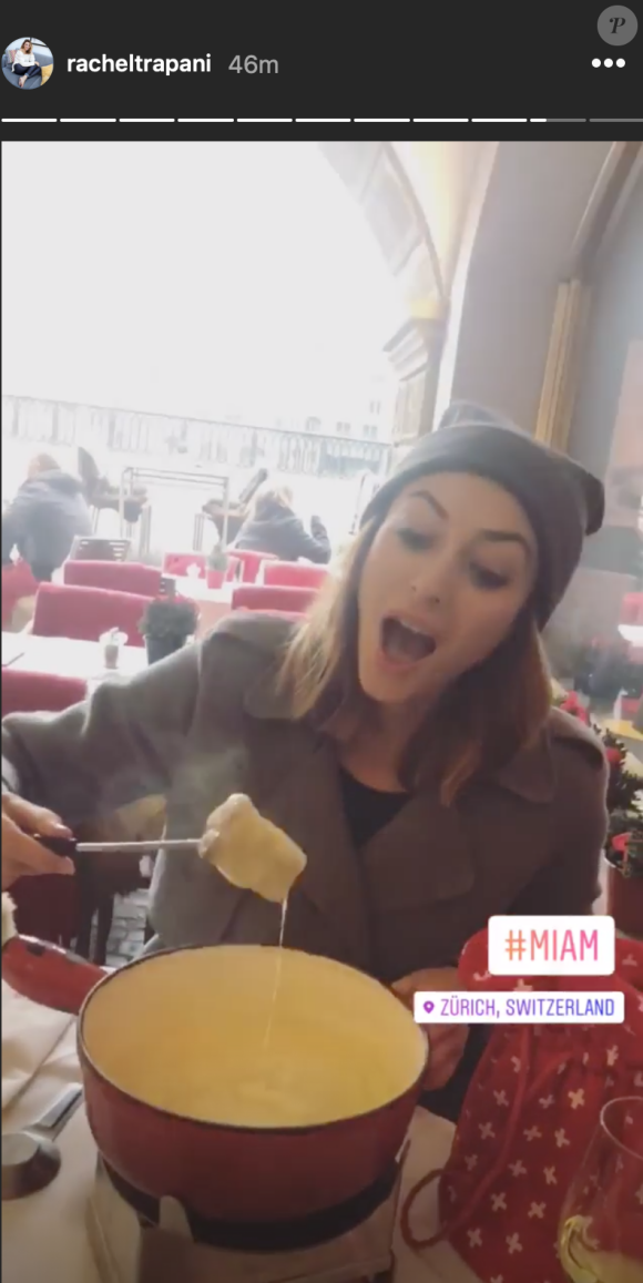 Rachel Legrain-Trapani et Benjamin Pavard en week-end en amoureux à Zurich. Novembre 2018.