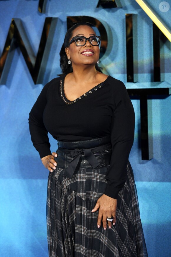 Oprah Winfrey - Première européenne du film fantasy/science-fiction "Un raccourci dans le temps" au cinéma BFI Imax à Londres, Royaume Uni, le 13 mars 2018.