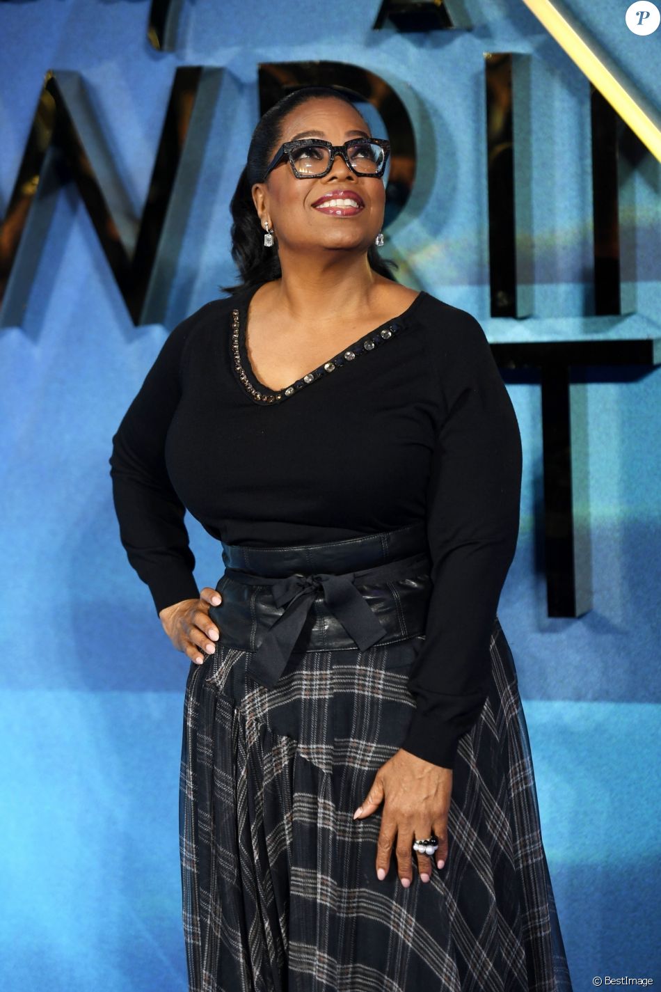 Oprah Winfrey - Première européenne du film fantasy/science-fiction &quot;Un raccourci dans le temps&quot; au cinéma BFI Imax à Londres, Royaume Uni, le 13 mars 2018.