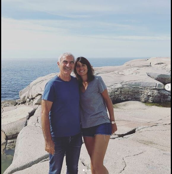 Raymond Domenech et Estelle Denis en amoureux en Nouvelle-Ecosse - instagram, 12 août 2018