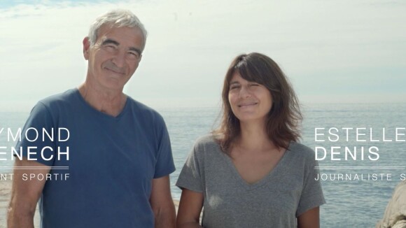 Estelle Denis et Raymond Domenech en amoureux lors d'un incroyable séjour