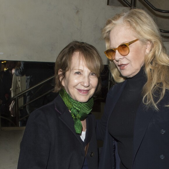 Nathalie Baye et Sylvie Vartan - Soirée en l'honneur de Danielle Darrieux lors de la projection du film "Occupe-toi d'Amélie" de Claude Autant-Lara au Max Linder Panorama à Paris le 9 avril 2018. © Pierre Perusseau/Bestimage