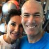 Zinédine Zidane et sa femme Véronique pour une session sport à deux. Instagram, le 6 octobre 2018.