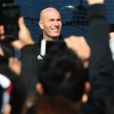 Zinédine Zidane en promotion pour Adidas à Hangzho, Chine, le 28 novembre 2018.