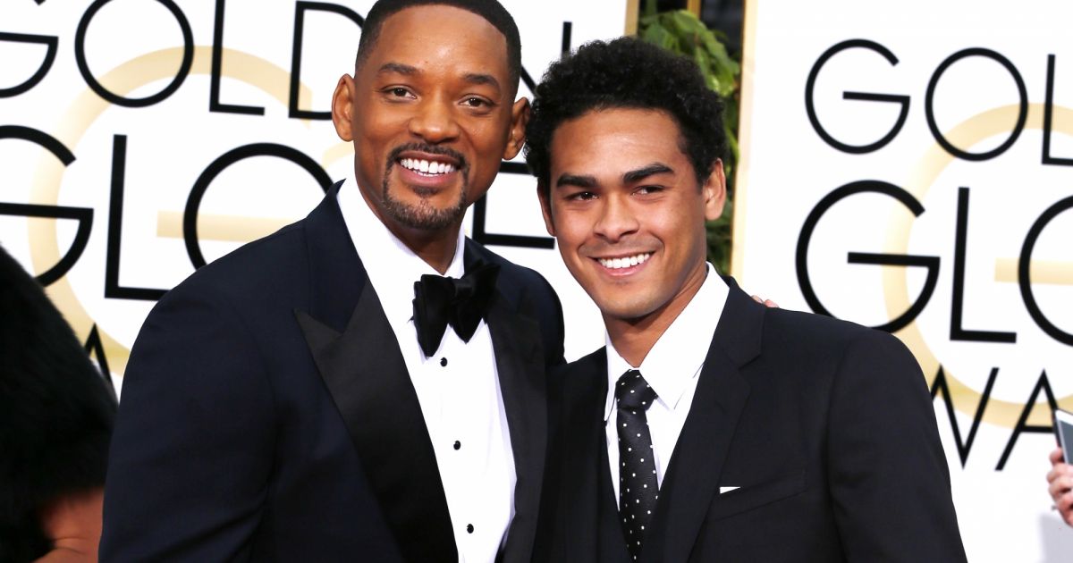 Will Smith et son fils Trey Smith - La 73ème cérémonie annuelle des
